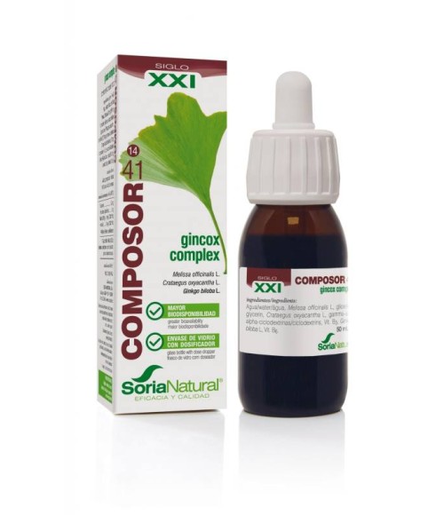 Composor 41 Gincox Complex 50 ml. Soria Natural