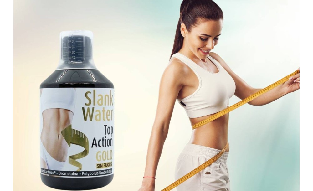 Descubre los Beneficios del Slank Water Top Action Gold 500 ml de Espadiet